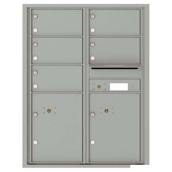 Load image into Gallery viewer, 4C11D-05 - 5 Oversized Tenant Doors with 2 Parcel Lockers and Outgoing Mail Compartment - 4C Wall Mount 11-High Mailboxes