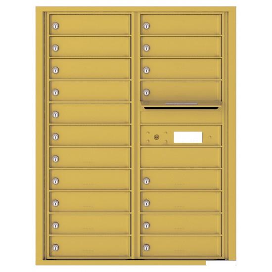 Load image into Gallery viewer, 4C11D-19 - 19 Tenant Doors with Outgoing Mail Compartment - 4C Wall Mount 11-High Mailboxes