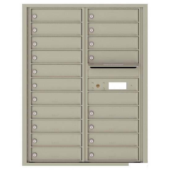 Load image into Gallery viewer, 4C11D-19 - 19 Tenant Doors with Outgoing Mail Compartment - 4C Wall Mount 11-High Mailboxes