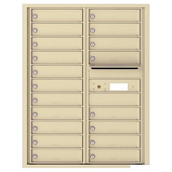 Load image into Gallery viewer, 4C11D-19 - 19 Tenant Doors with Outgoing Mail Compartment - 4C Wall Mount 11-High Mailboxes