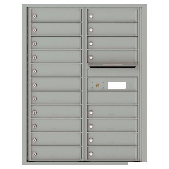 Load image into Gallery viewer, 4C11D-19 - 19 Tenant Doors with Outgoing Mail Compartment - 4C Wall Mount 11-High Mailboxes