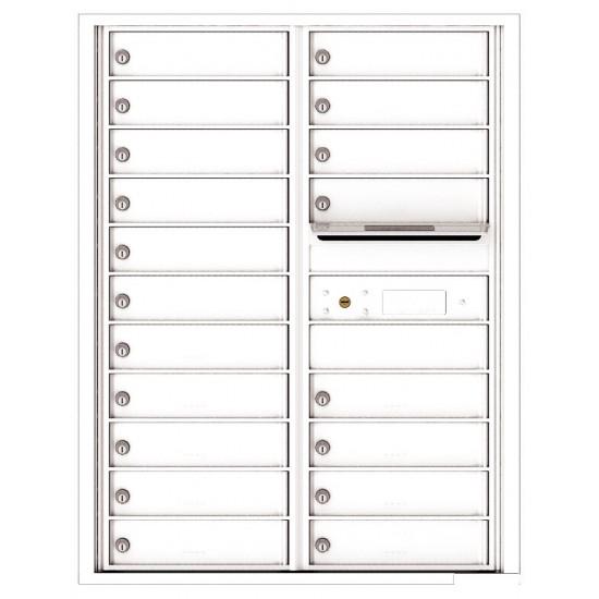 Load image into Gallery viewer, 4C11D-19 - 19 Tenant Doors with Outgoing Mail Compartment - 4C Wall Mount 11-High Mailboxes