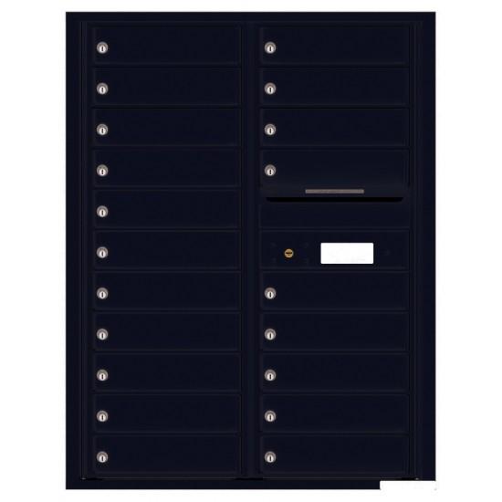 Load image into Gallery viewer, 4C11D-20 - 20 Tenant Doors with Outgoing Mail Compartment - 4C Wall Mount 11-High Mailboxes USPS Approved