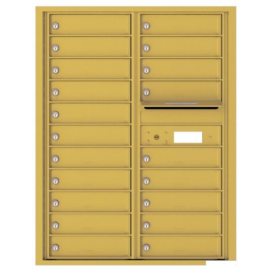 Load image into Gallery viewer, 4C11D-20 - 20 Tenant Doors with Outgoing Mail Compartment - 4C Wall Mount 11-High Mailboxes USPS Approved