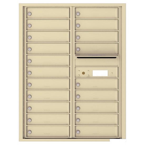 Load image into Gallery viewer, 4C11D-20 - 20 Tenant Doors with Outgoing Mail Compartment - 4C Wall Mount 11-High Mailboxes USPS Approved