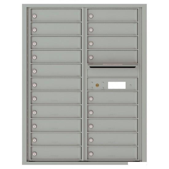 Load image into Gallery viewer, 4C11D-20 - 20 Tenant Doors with Outgoing Mail Compartment - 4C Wall Mount 11-High Mailboxes USPS Approved