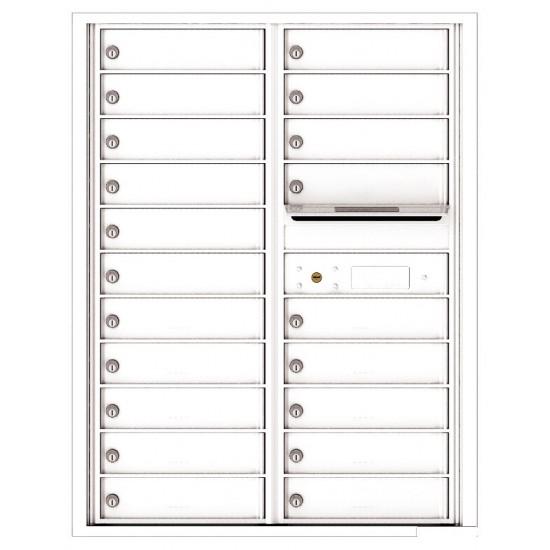 Load image into Gallery viewer, 4C11D-20 - 20 Tenant Doors with Outgoing Mail Compartment - 4C Wall Mount 11-High Mailboxes USPS Approved