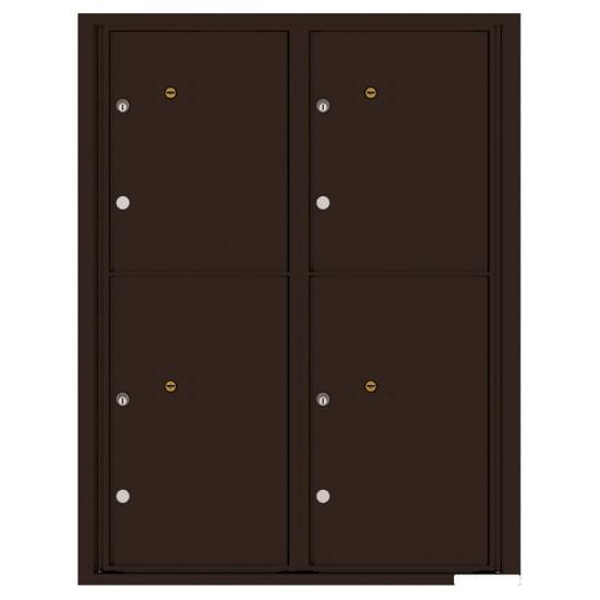 Load image into Gallery viewer, 4C11D-4P - 4 Parcel Doors Unit - 4C Wall Mount 11-High