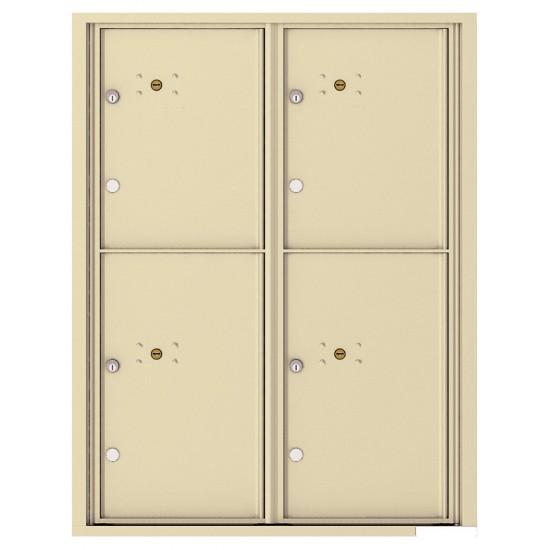 Load image into Gallery viewer, 4C11D-4P - 4 Parcel Doors Unit - 4C Wall Mount 11-High