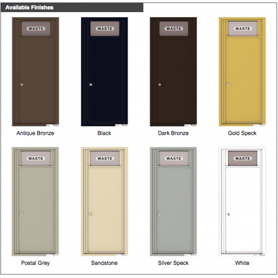 Load image into Gallery viewer, 4C11S-BIN - Trash/Recycling Bin - 4C Wall Mount 11-High