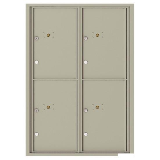 Load image into Gallery viewer, 4C12D-4P - 4 Parcel Doors Unit - 4C Wall Mount 12-High