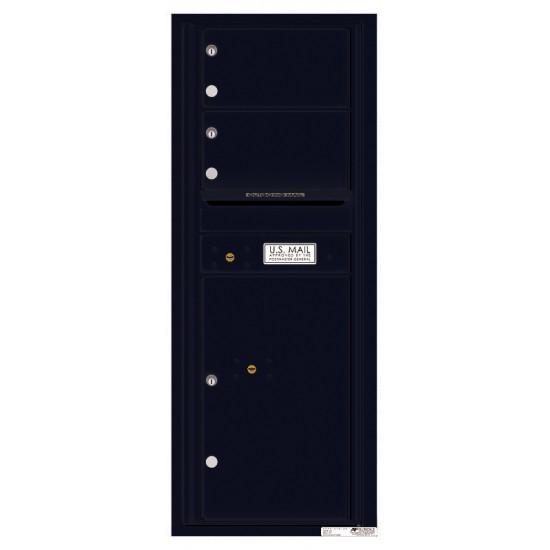 Load image into Gallery viewer, 4C12S-02 - 2 Oversized Tenant Doors with 1 Parcel Locker and Outgoing Mail Compartment - 4C Wall Mount 12-High Mailboxes