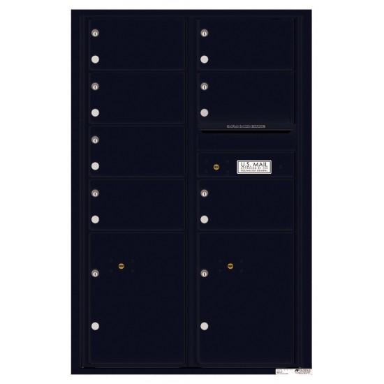 Load image into Gallery viewer, 4C13D-07 - 7 Oversized Tenant Doors with 2 Parcel Lockers and Outgoing Mail Compartment - 4C Wall Mount 13-High Mailboxes