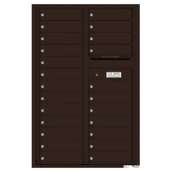 Load image into Gallery viewer, 4C13D-24 - 24 Tenant Doors and Outgoing Mail Compartment - 4C Wall Mount 13-High Mailboxes