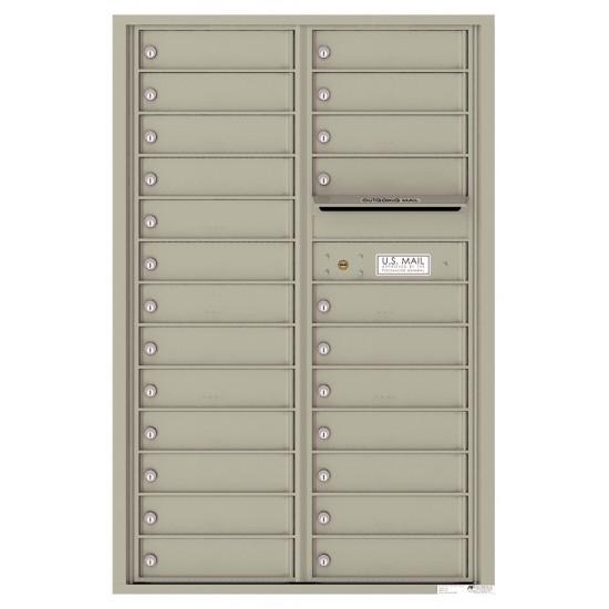 Load image into Gallery viewer, 4C13D-24 - 24 Tenant Doors and Outgoing Mail Compartment - 4C Wall Mount 13-High Mailboxes