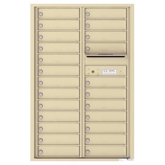 Load image into Gallery viewer, 4C13D-24 - 24 Tenant Doors and Outgoing Mail Compartment - 4C Wall Mount 13-High Mailboxes