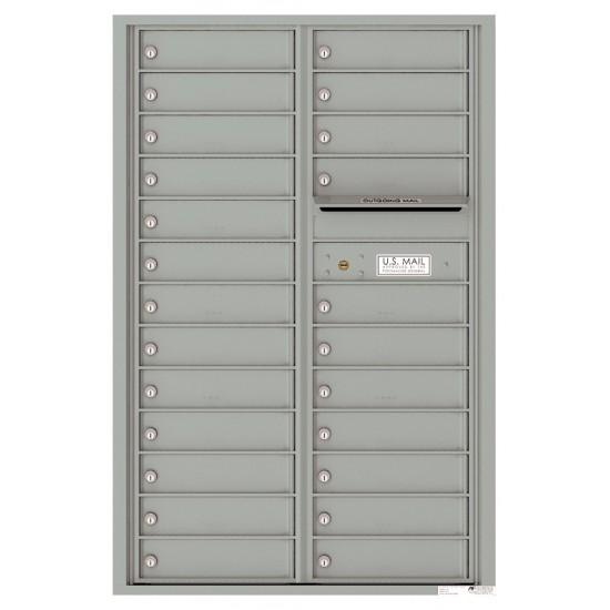 Load image into Gallery viewer, 4C13D-24 - 24 Tenant Doors and Outgoing Mail Compartment - 4C Wall Mount 13-High Mailboxes