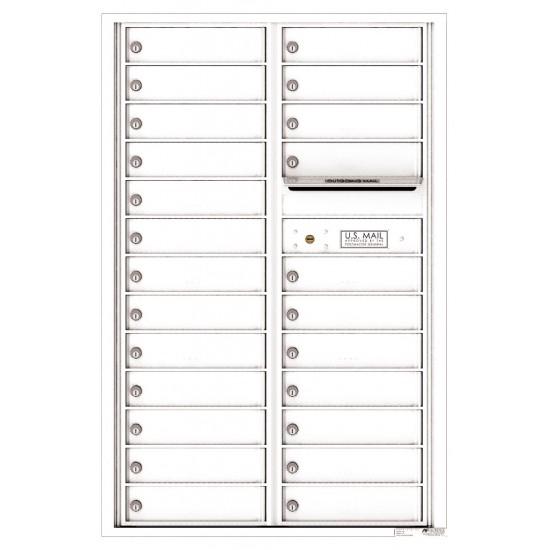 Load image into Gallery viewer, 4C13D-24 - 24 Tenant Doors and Outgoing Mail Compartment - 4C Wall Mount 13-High Mailboxes