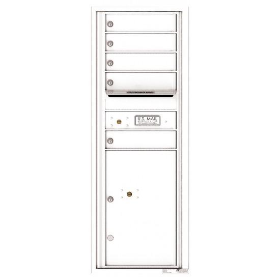 Load image into Gallery viewer, 4C13S-05 - 5 Tenant Doors with 1 Parcel Locker and Outgoing Mail Compartment - 4C Wall Mount 13-High Mailboxes