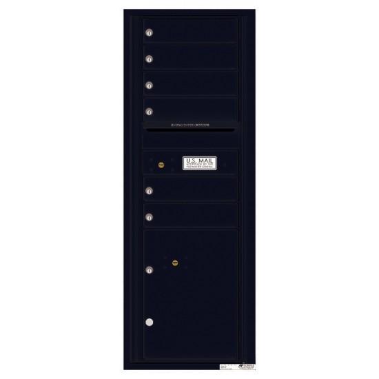 Load image into Gallery viewer, 4C13S-06 - 6 Tenant Doors with 1 Parcel Locker and Outgoing Mail Compartment - 4C Wall Mount 13-High Mailboxes