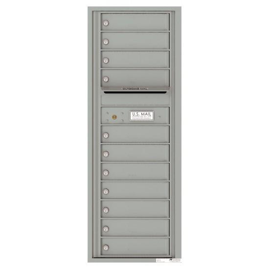 Load image into Gallery viewer, 4C13S-11 - 11 Tenant Doors with Outgoing Mail Compartment - 4C Wall Mount 13-High Mailboxes