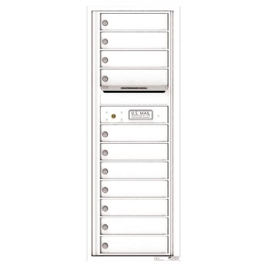 Load image into Gallery viewer, 4C13S-11 - 11 Tenant Doors with Outgoing Mail Compartment - 4C Wall Mount 13-High Mailboxes