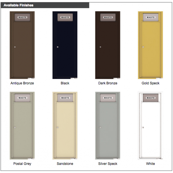 Load image into Gallery viewer, 4C13S-BIN - Trash/Recycling Bin - 4C Wall Mount 13-High