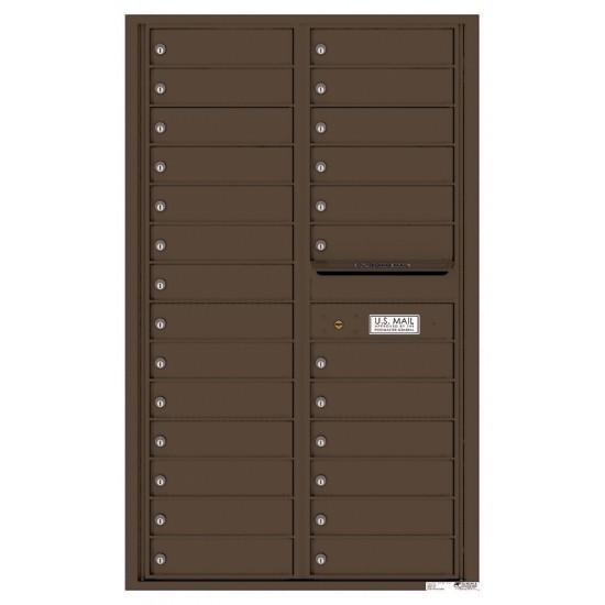 Load image into Gallery viewer, 4C14D-26 - 26 Tenant Doors and Outgoing Mail Compartment - 4C Wall Mount 14-High Mailboxes