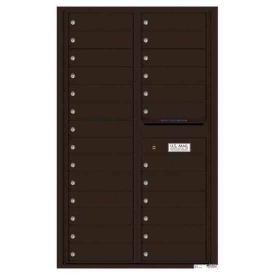 Load image into Gallery viewer, 4C14D-26 - 26 Tenant Doors and Outgoing Mail Compartment - 4C Wall Mount 14-High Mailboxes