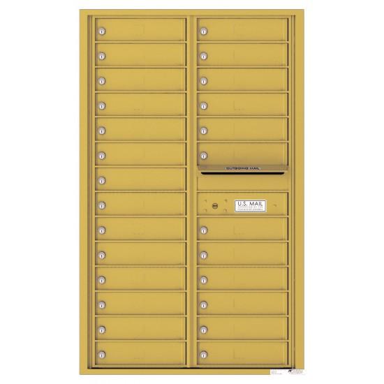 Load image into Gallery viewer, 4C14D-26 - 26 Tenant Doors and Outgoing Mail Compartment - 4C Wall Mount 14-High Mailboxes