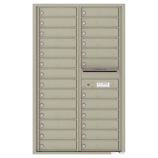 Load image into Gallery viewer, 4C14D-26 - 26 Tenant Doors and Outgoing Mail Compartment - 4C Wall Mount 14-High Mailboxes