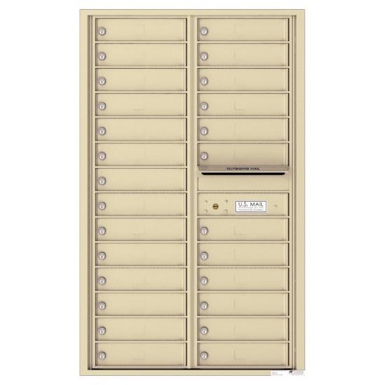 Load image into Gallery viewer, 4C14D-26 - 26 Tenant Doors and Outgoing Mail Compartment - 4C Wall Mount 14-High Mailboxes