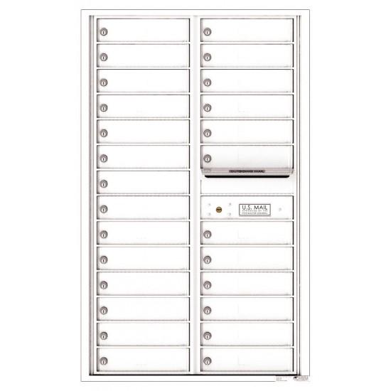 Load image into Gallery viewer, 4C14D-26 - 26 Tenant Doors and Outgoing Mail Compartment - 4C Wall Mount 14-High Mailboxes