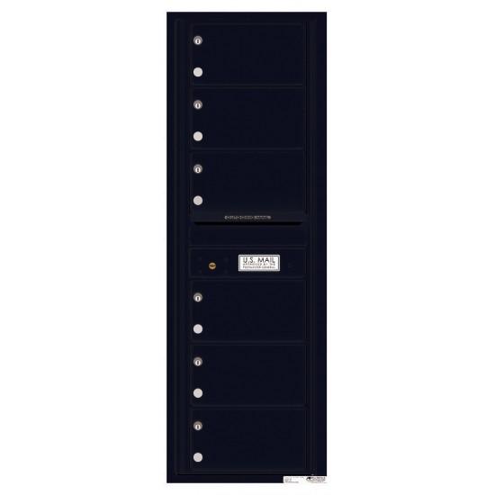 Load image into Gallery viewer, 4C14S-06 - 6 Over-Sized Tenant Doors with Outgoing Mail Compartment - 4C Wall Mount 14-High Mailboxes