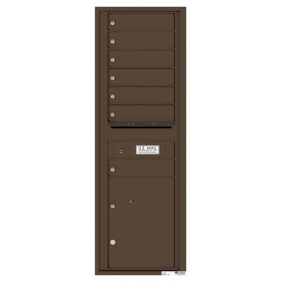 Load image into Gallery viewer, 4C14S-07 - 7 Tenant Doors with 1 Parcel Locker and Outgoing Mail Compartment - 4C Wall Mount 14-High Mailboxes