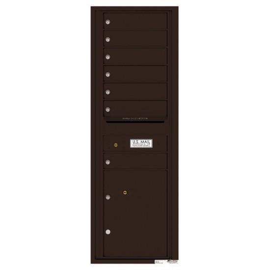 Load image into Gallery viewer, 4C14S-07 - 7 Tenant Doors with 1 Parcel Locker and Outgoing Mail Compartment - 4C Wall Mount 14-High Mailboxes