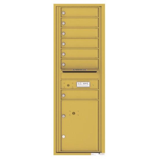 Load image into Gallery viewer, 4C14S-07 - 7 Tenant Doors with 1 Parcel Locker and Outgoing Mail Compartment - 4C Wall Mount 14-High Mailboxes