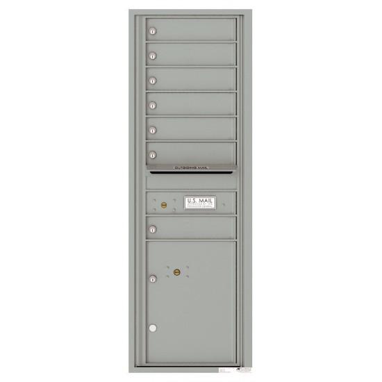 Load image into Gallery viewer, 4C14S-07 - 7 Tenant Doors with 1 Parcel Locker and Outgoing Mail Compartment - 4C Wall Mount 14-High Mailboxes