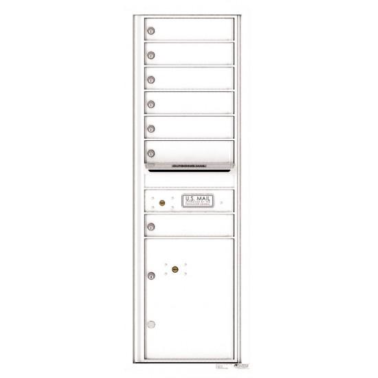Load image into Gallery viewer, 4C14S-07 - 7 Tenant Doors with 1 Parcel Locker and Outgoing Mail Compartment - 4C Wall Mount 14-High Mailboxes
