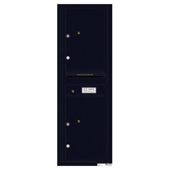 Load image into Gallery viewer, 4C14S-2P - 2 Parcel Doors with 1 Outgoing Mail Compartment Unit - 4C Wall Mount 14-High