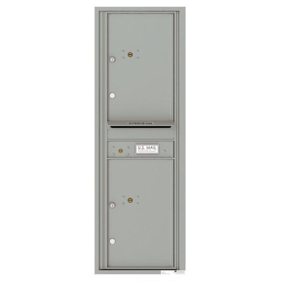 Load image into Gallery viewer, 4C14S-2P - 2 Parcel Doors with 1 Outgoing Mail Compartment Unit - 4C Wall Mount 14-High