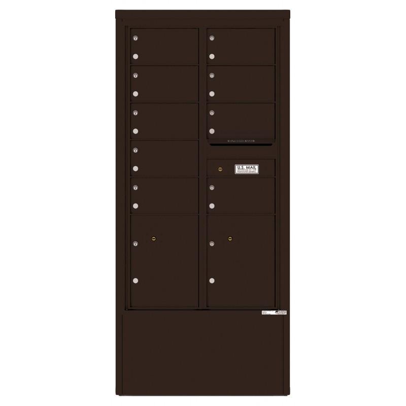 Load image into Gallery viewer, 4C15D-09-D - 9 Tenant Doors with 2 Parcel Lockers and Outgoing Mail Compartment - 4C Depot Mailbox Module