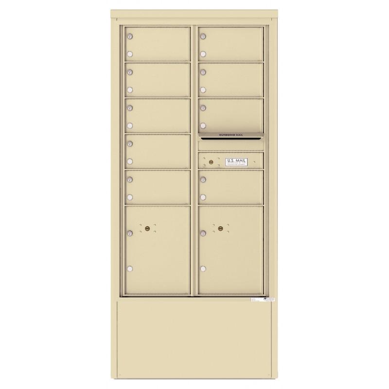 Load image into Gallery viewer, 4C15D-09-D - 9 Tenant Doors with 2 Parcel Lockers and Outgoing Mail Compartment - 4C Depot Mailbox Module