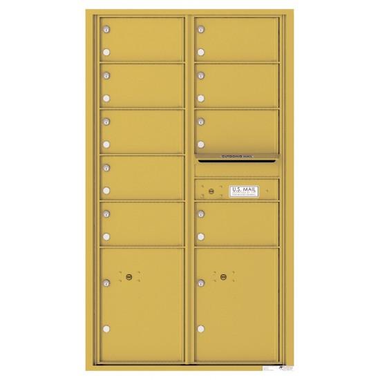 Load image into Gallery viewer, 4C15D-09 - 9 Oversized Tenant Doors with 2 Parcel Lockers and Outgoing Mail Compartment - 4C Wall Mount 15-High Mailboxes