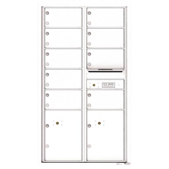 Load image into Gallery viewer, 4C15D-09 - 9 Oversized Tenant Doors with 2 Parcel Lockers and Outgoing Mail Compartment - 4C Wall Mount 15-High Mailboxes
