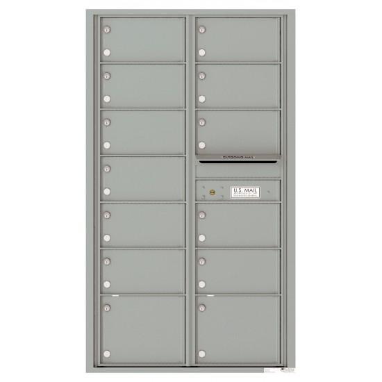 Load image into Gallery viewer, 4C15D-13 - 13 Oversized Tenant Doors and Outgoing Mail Compartment - 4C Wall Mount 15-High Mailboxes