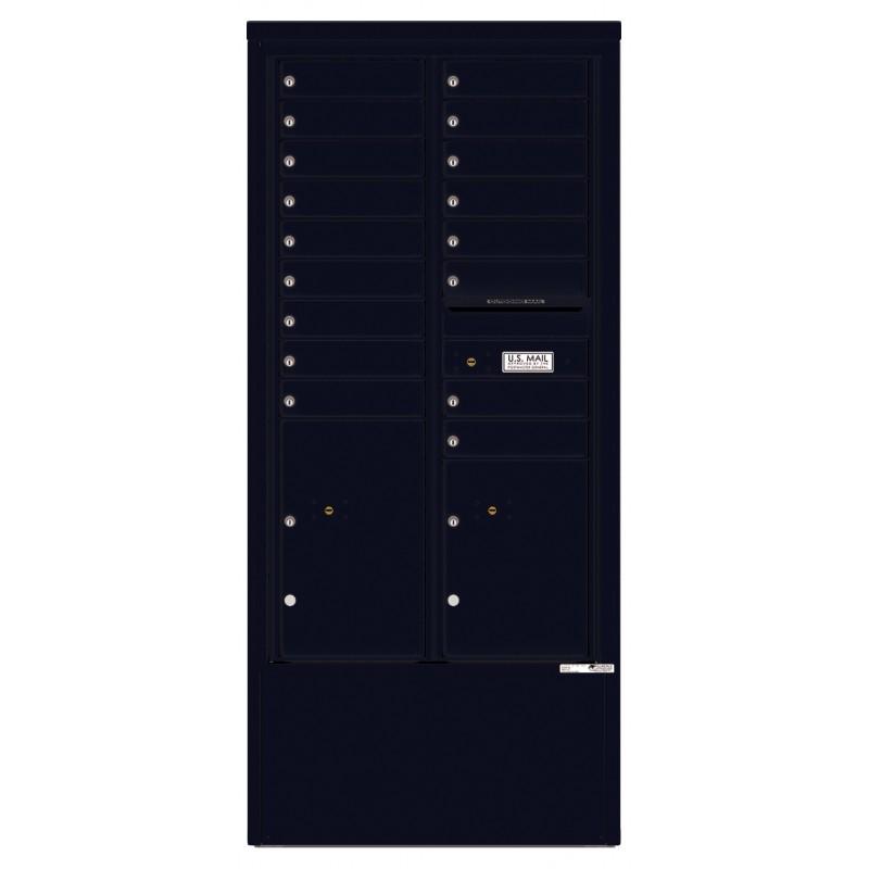 Load image into Gallery viewer, 4C15D-17-D - 17 Tenant Doors with 2 Parcel Lockers and Outgoing Mail Compartment - 4C Depot Mailbox Module