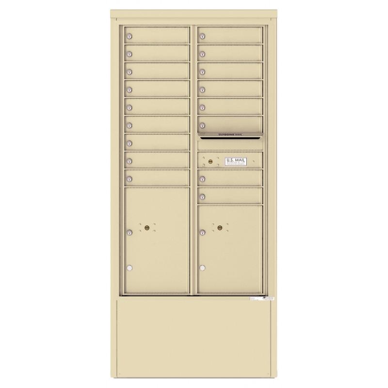 Load image into Gallery viewer, 4C15D-17-D - 17 Tenant Doors with 2 Parcel Lockers and Outgoing Mail Compartment - 4C Depot Mailbox Module
