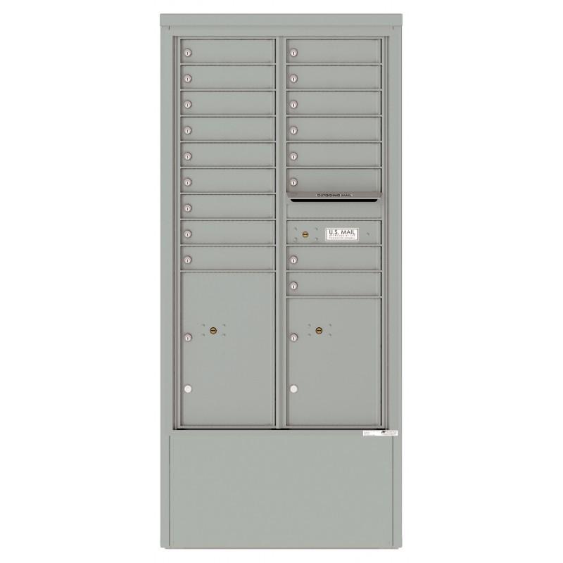 Load image into Gallery viewer, 4C15D-17-D - 17 Tenant Doors with 2 Parcel Lockers and Outgoing Mail Compartment - 4C Depot Mailbox Module
