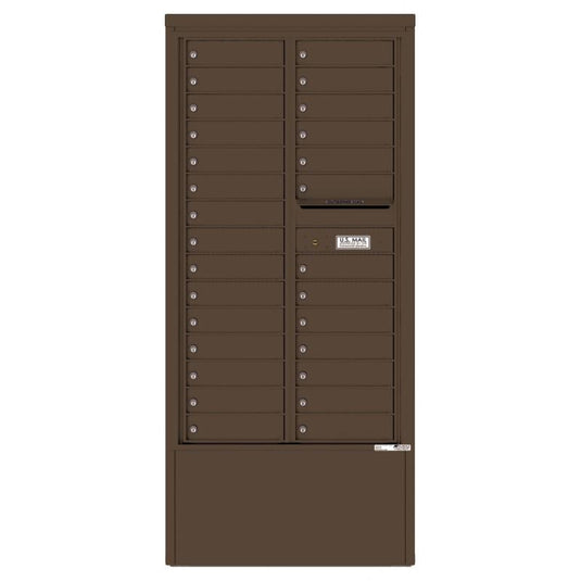 4C15D-28-D - 28 Tenant Doors and Outgoing Mail Compartment - 4C Depot Mailbox Module